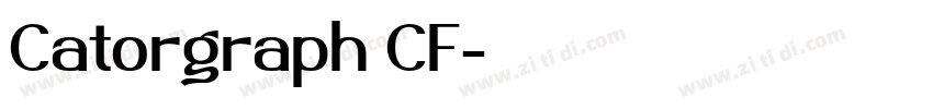 Catorgraph CF字体转换